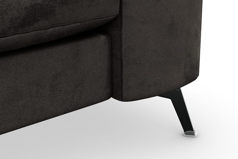 Ocean Lyx 4-Pers. Sofa - Mørkegrå/Velour - Møbler - Sofaer - Velour sofaer