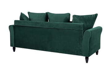 Paretti sofa velour - Grøn - Møbler - Sofaer - Velour sofaer
