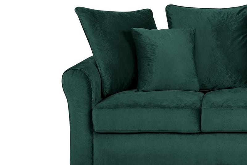 Paretti sofa velour - Grøn - Møbler - Sofaer - Velour sofaer