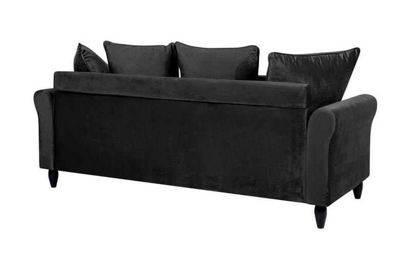 Paretti sofa velour - Sort - Møbler - Sofaer - Velour sofaer
