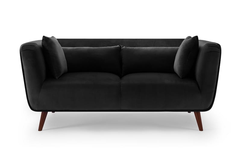 Richie 2-sits Sofa - Grå - Velour sofaer - 2 personers sofa