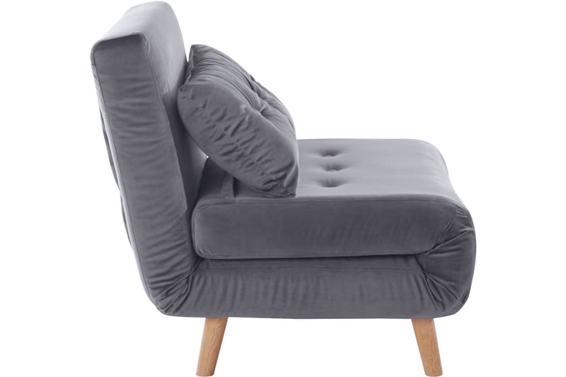 Sanremo Daybed Singel - Grå - Møbler - Sofaer - Velour sofaer