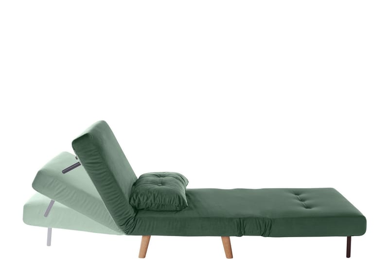 Sanremo Daybed Singel - Mørkegrøn - Daybed - Velour sofaer