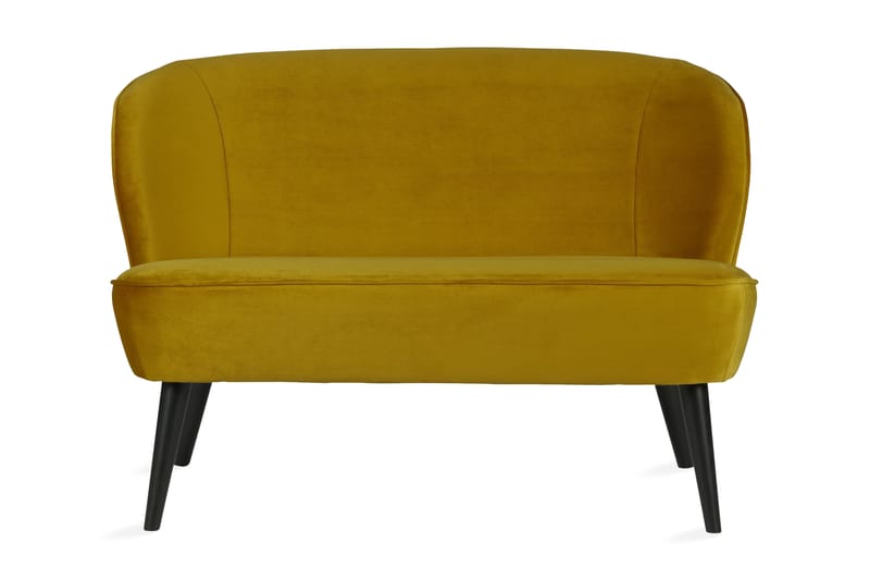 Serra Sofa S - Okker - Velour sofaer - 2 personers sofa