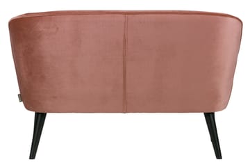 Serra Veloursofa Vintage - Lyserød - Møbler - Sofaer - Velour sofaer