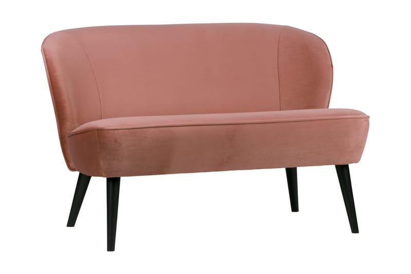 Serra Veloursofa Vintage - Lyserød - Møbler - Sofaer - Velour sofaer
