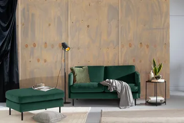 Teodin velour sofa 2-pers. - Møbler - Sofaer - 2 personers sofa
