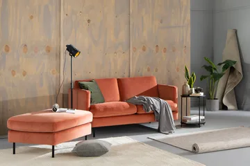 Teodin velour sofa 2-pers. - Møbler - Sofaer - Velour sofaer