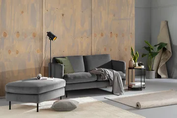 Teodin velour sofa 2-pers. - Møbler - Sofaer - Velour sofaer