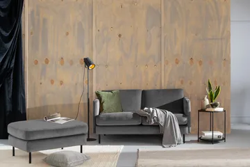 Teodin velour sofa 2-pers. - Møbler - Sofaer - Velour sofaer