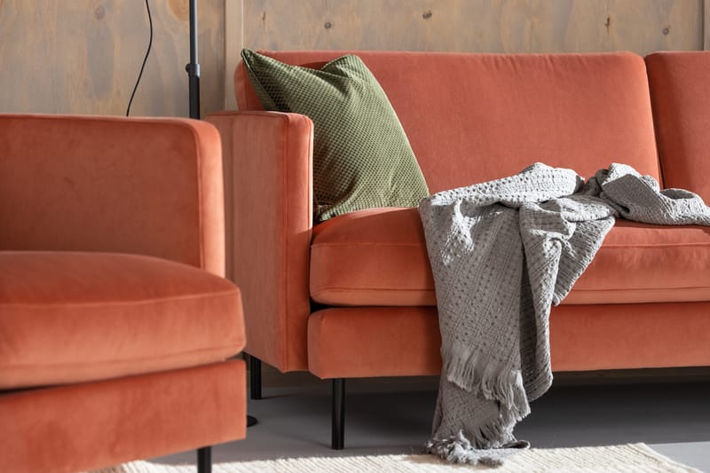 Teodin velour sofa 3-pers. - Møbler - Sofaer - Velour sofaer