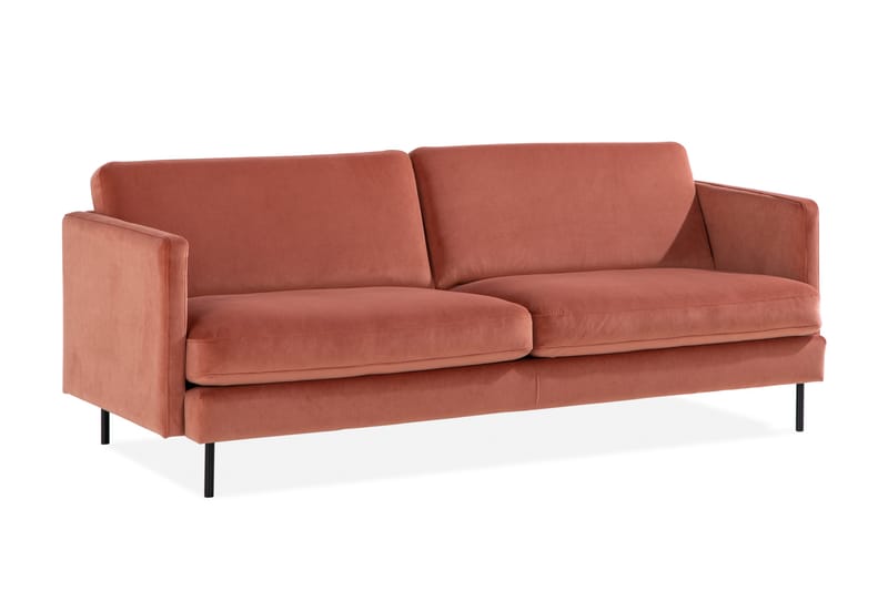 Teodin velour sofa 3-pers. - Møbler - Sofaer - Velour sofaer