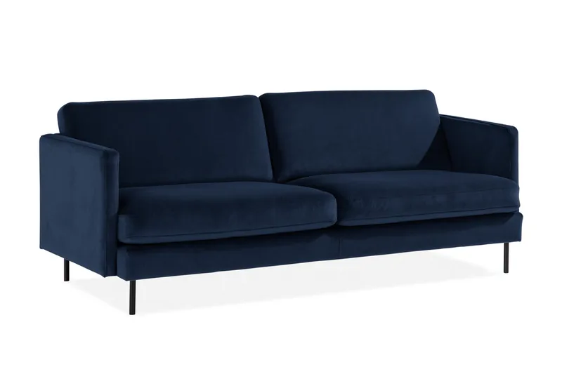 Teodin velour sofa 3-pers. - Møbler - Sofaer - Velour sofaer