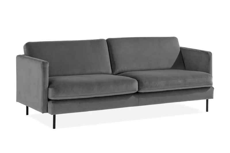 Teodin velour sofa 3-pers. - Møbler - Sofaer - Velour sofaer