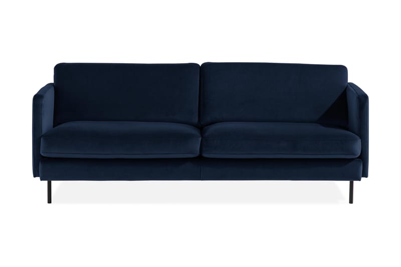 Teodin velour sofa 3-pers. - Velour sofaer - 3 personers sofa