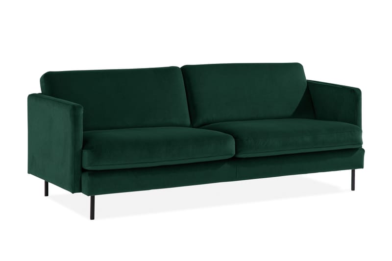Teodin velour sofa 3-pers. - Møbler - Sofaer - Velour sofaer