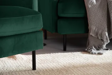 Teodin velour sofa 3-pers. - Møbler - Sofaer - Velour sofaer
