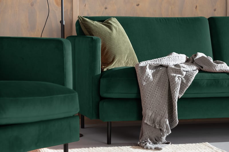 Teodin velour sofa 3-pers. - Møbler - Sofaer - Velour sofaer