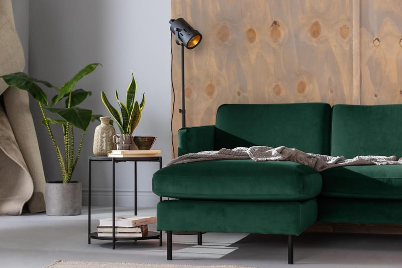 Theodin U-sofa med Diva Velour venstre - Møbler - Sofaer - Velour sofaer