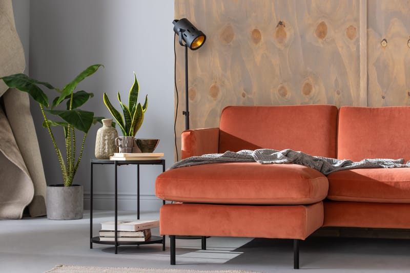 Theodin U-sofa med Diva Velour venstre - Møbler - Sofaer - Velour sofaer