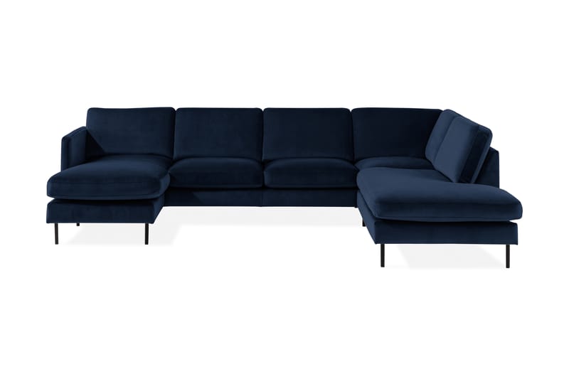 Theodin U-sofa med Diva Velour venstre - Møbler - Sofaer - Velour sofaer
