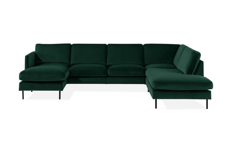 Theodin U-sofa med Diva Velour venstre - U Sofa - Velour sofaer