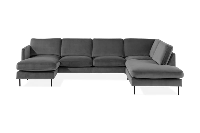 Theodin U-sofa med Diva Velour venstre - U Sofa - Velour sofaer