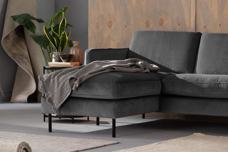 Theodin U-sofa med Diva Velour venstre - Møbler - Sofaer - Velour sofaer