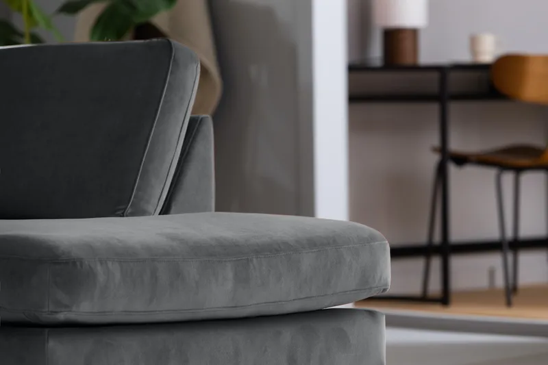 Theodin U-sofa med Diva Velour venstre - Møbler - Sofaer - Velour sofaer