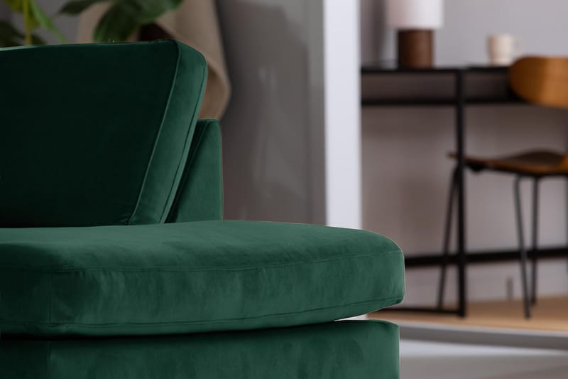 Theodin U-sofa med Diva Velour venstre - Møbler - Sofaer - Velour sofaer