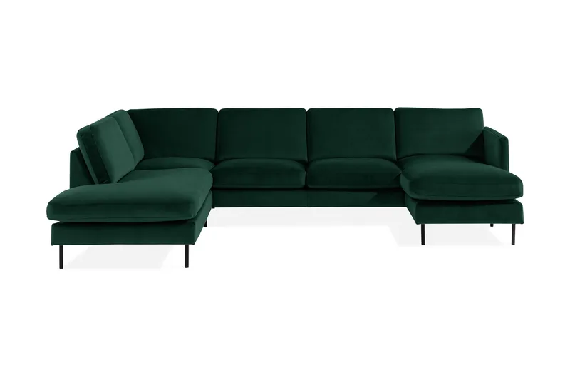Theodin U-sofa med Divan Velour højre - Møbler - Sofaer - Velour sofaer