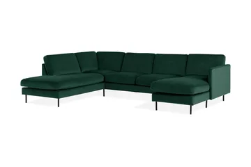 Theodin U-sofa med Divan Velour højre - Møbler - Sofaer - Velour sofaer