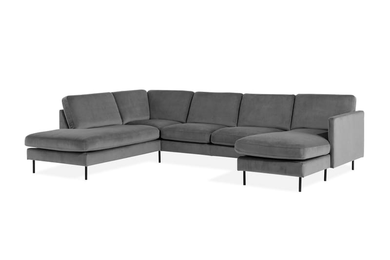 Theodin U-sofa med Divan Velour højre - Møbler - Sofaer - Velour sofaer