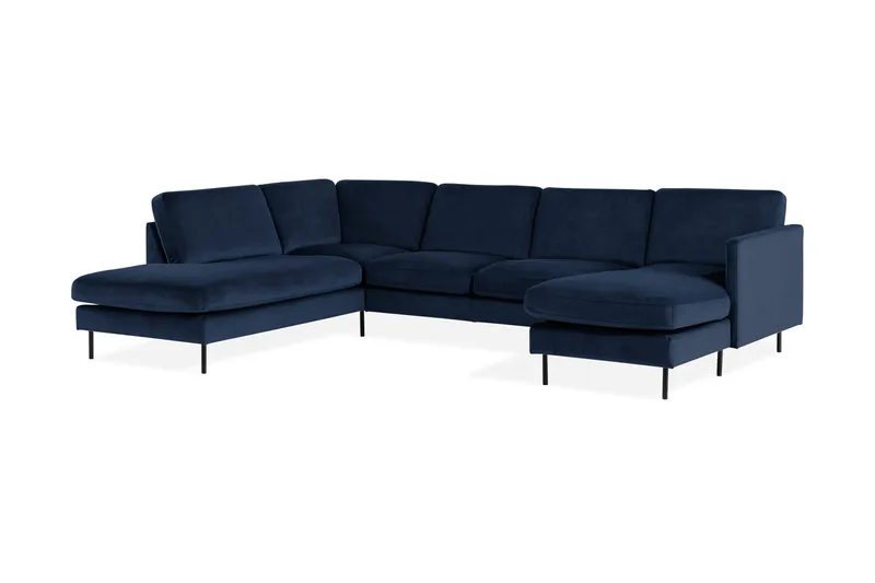 Theodin U-sofa med Divan Velour højre - Møbler - Sofaer - Velour sofaer