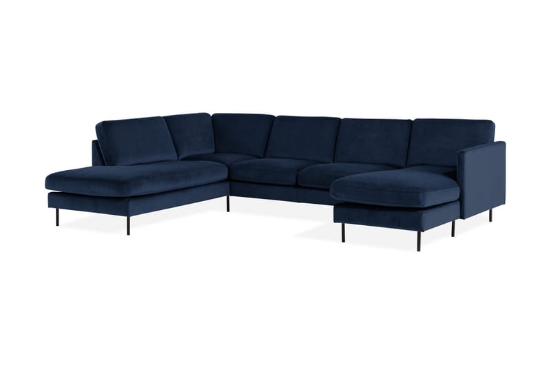 Theodin U-sofa med Divan Velour højre - Møbler - Sofaer - Velour sofaer