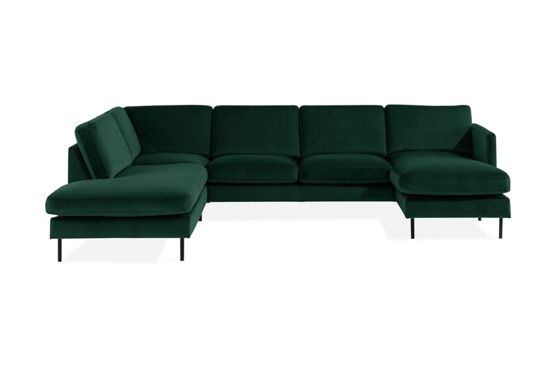 Theodin U-sofa med Divan Velour højre - U Sofa - Velour sofaer