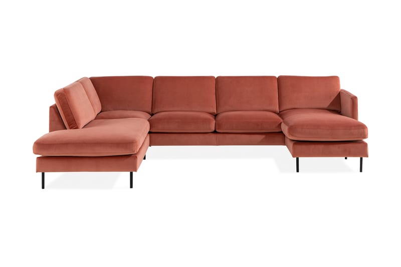 Theodin U-sofa med Divan Velour højre - Møbler - Sofaer - Velour sofaer