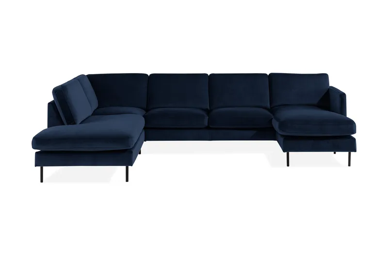 Theodin U-sofa med Divan Velour højre, undefined