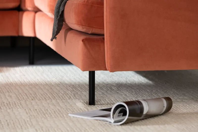 Theodin U-sofa med Divan Velour højre - Møbler - Sofaer - Velour sofaer