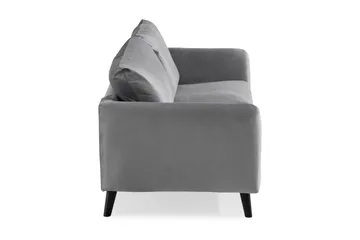 Trend 2-personers Fløjlssofa - Lysegrå - Møbler - Sofaer - Velour sofaer