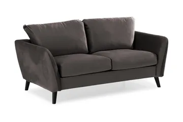 Trend 2-personers Fløjlssofa - Mørkegrå - Møbler - Sofaer - Velour sofaer