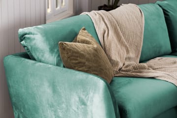 Trend 2-personers Fløjlssofa - Grøn - Møbler - Sofaer - Velour sofaer