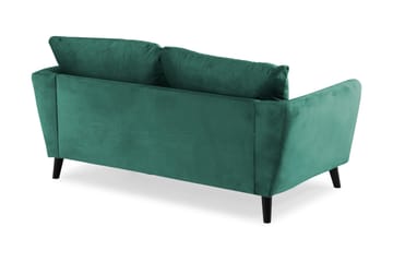 Trend 2-personers Fløjlssofa - Grøn - Møbler - Sofaer - Velour sofaer