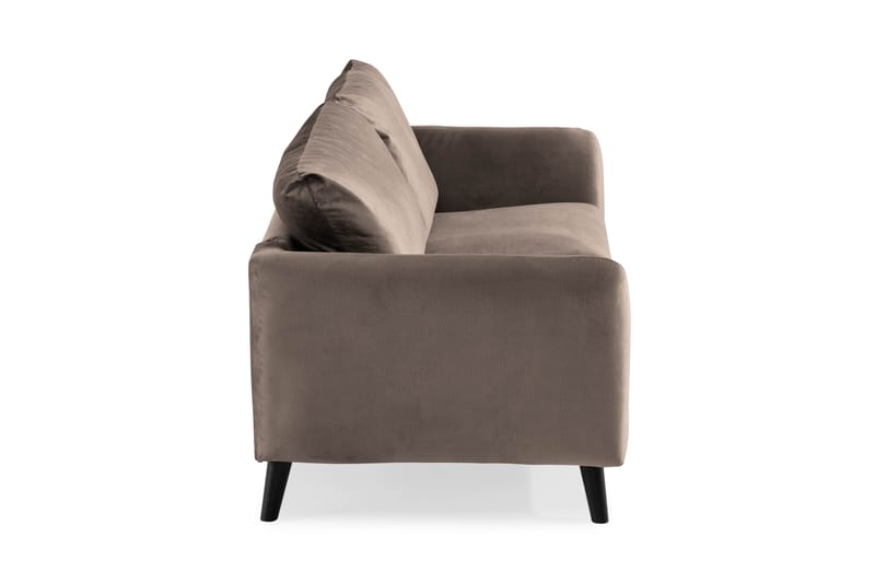 Trend 2-personers Fløjlssofa - Brun - Møbler - Sofaer - Velour sofaer