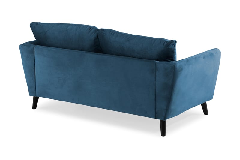 Trend 2-personers Fløjlssofa - Blå - Møbler - Sofaer - Velour sofaer