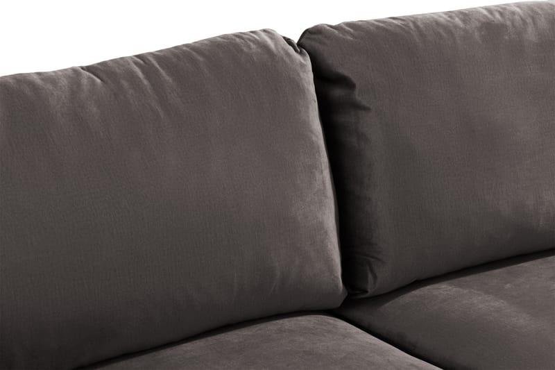 Trend 2-personers Fløjlssofa - Mørkegrå - Møbler - Sofaer - Velour sofaer