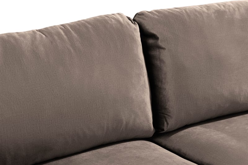 Trend 2-personers Fløjlssofa - Brun - Møbler - Sofaer - Velour sofaer