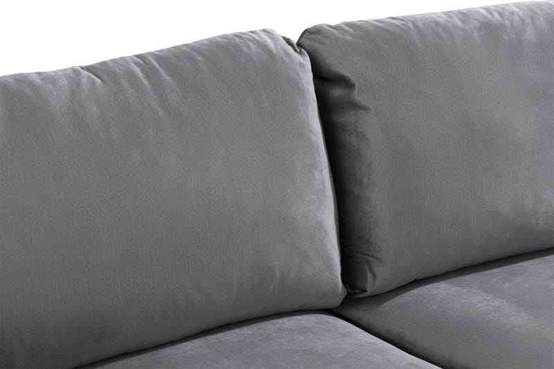 Trend 2-personers Fløjlssofa - Lysegrå - Møbler - Sofaer - Velour sofaer