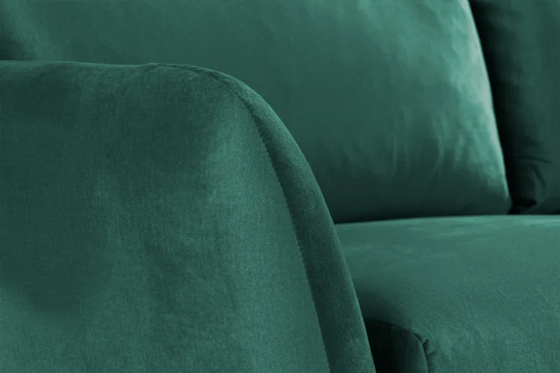 Trend 2-personers Fløjlssofa - Grøn - Møbler - Sofaer - Velour sofaer