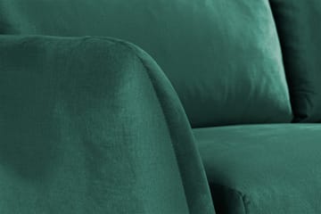 Trend 2-personers Fløjlssofa - Grøn - Møbler - Sofaer - Velour sofaer